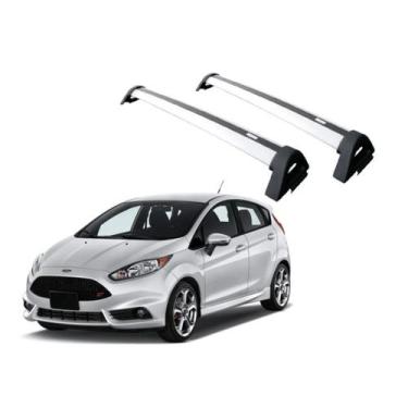 Imagem de Rack de Teto Travessa Prata Ford Fiesta 2014 em diante Projecar - FO-5