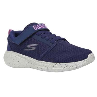 Imagem de Tênis Infantil Skechers Go Run Fast Earthy Feminino 302491l, Navy, 29