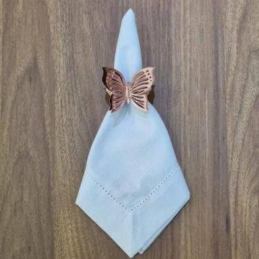 Imagem de Porta Guardanapo Borboleta 3D - Decor Madame Blue, Rosé