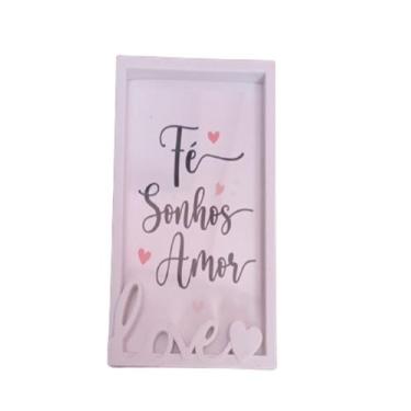 Imagem de Porta Retrato Love - Abelhinha Presentes, Branco