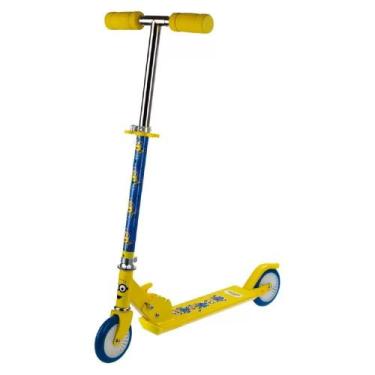 Imagem de Patinete Infantil Froes Minions Amarelo/azul, Amarelo, Azul, Único