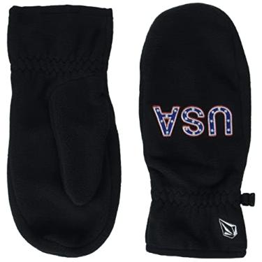 Imagem de Volcom Luva de inverno masculina Usst Fleece, Usst Preto, M