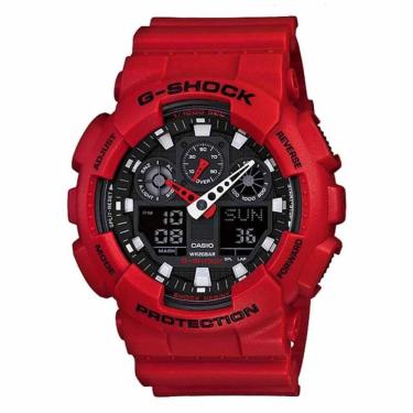 Imagem de Relógio Casio G-shock Ga-100b-4adr Vermelho