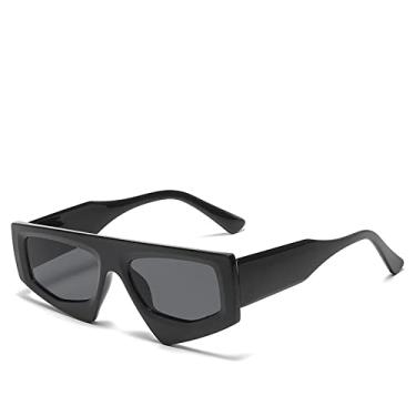 Imagem de Óculos de sol poligonais de personalidade Triângulo irregular olho de gato moda óculos de sol de rua moda tendência óculos de sol all-match, 5, tamanho único