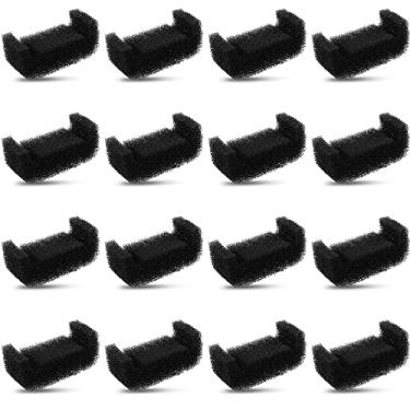 Imagem de Outus Filtro de esponja de substituição para fonte de água de gato com 16 peças para fonte de água para animais de estimação, filtro de espuma para bebedouro de gato, fonte de espuma para cães e gatos