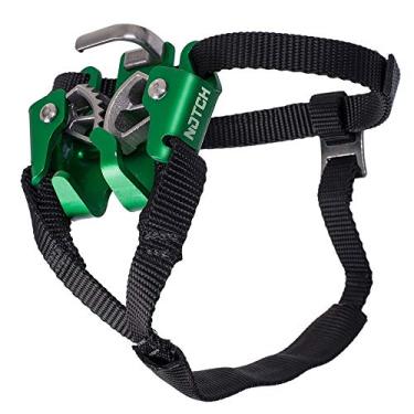 Imagem de Notch Jet Step Foot Ascender com câmera dupla exclusiva tem menos tensão de mola para reduzir o desgaste e arrastar na linha de escalada, use em ambos os pés, faixa de diâmetro da corda 11-13 mm
