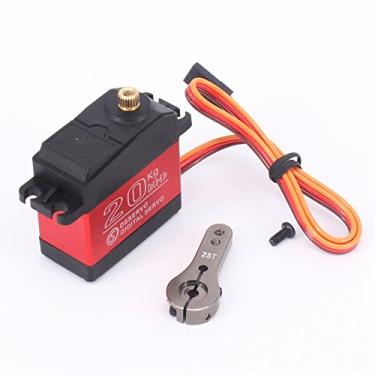 Imagem de ZOSKAY 1 servo digital DS3218 de atualização 20 kg de engrenagem de metal completo servo Baja à prova d'água para carros Baja (ângulo de controle 180)