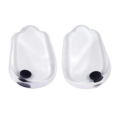 Imagem de Enfudid 1 par de palmilhas ortopédicas para correção de inserções de sapato tipo O/X, almofadas magnéticas embutidas para calcanhar – meia-esfera perfeita para alinhamento de pés unissex/dor