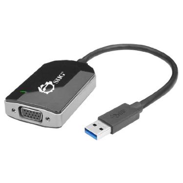 Imagem de SIIG Adaptador de vídeo de vários monitores USB 3.0 para VGA para sistemas Windows até 2048 x 1152 (JU-VG0211-S1)