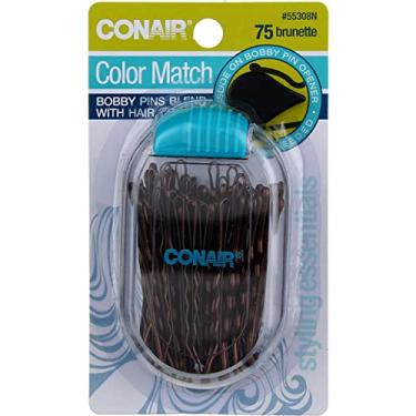 Imagem de Conair Pinos Bobby Color Match, marrom