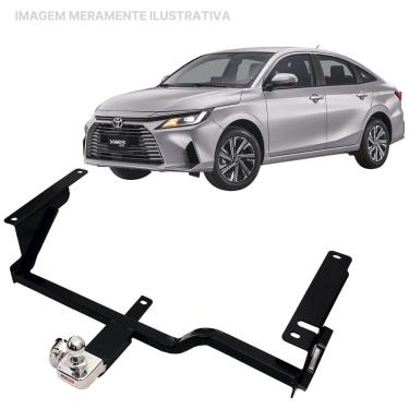 Imagem de Engate Reboque Rabicho Fixo Yaris Sedan 2018 a 2023  450Kg