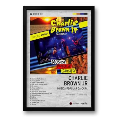Imagem de Quadro Álbum Spotify Música Popular Caiçara - Charlie Brown Jr - 40x60cm