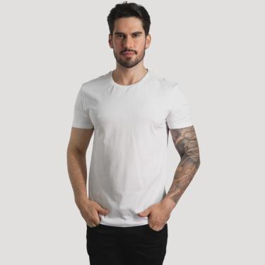 Imagem de Camiseta Calvin Klein Algodão Pima Branca