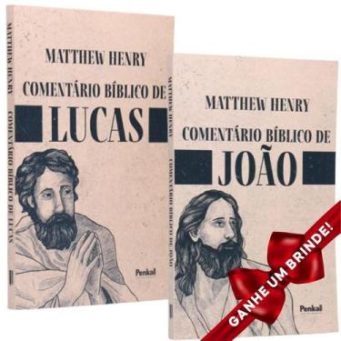 Imagem de Combo Livro Comentário Bíblico De Lucas + João  Matthew Henry Cristão