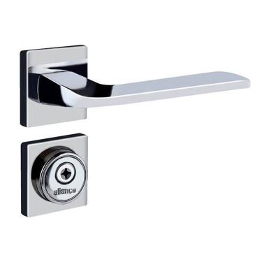 Imagem de fechadura tetra ultra line roseta 55mm cromado alianca