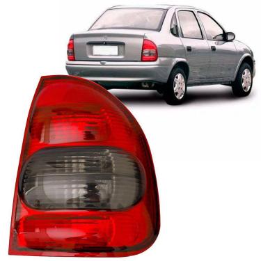 Imagem de Lanterna Traseira Corsa Sedan Classic 2000 A 2010 Fumê