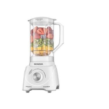Imagem de Liquidificador 2 velocidades  L-97-W Branco Mondial 127V, Branco, 110V