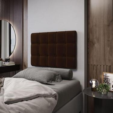 Imagem de Painel Rana 100 / N-027 Veludo Marrom Chocolate - ARADECOR, Marrom Cho