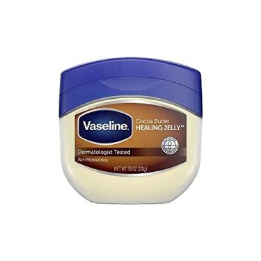 Imagem de Vaseline Geleia de petróleo rica condicionante, manteiga de cacau 212 g, pacote com 4