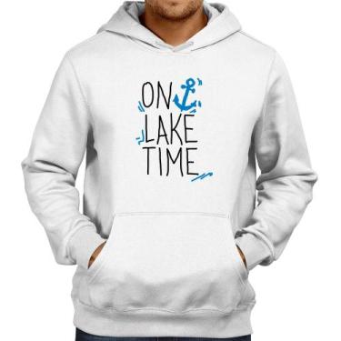 Imagem de Moletom On Lake Time - Foca na Moda, Branco, GG