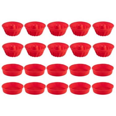 Imagem de Jogo Forma Silicone Espiral + Forma Redonda Sortida - 20Un - QUALITY H