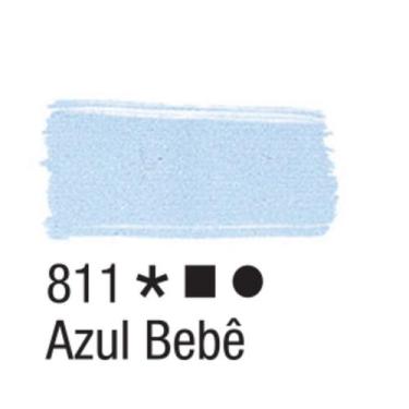 Imagem de Tinta Tecido Fosca 37ml Tons Clarinhos - Acrilex, 811 - AZUL BEBê