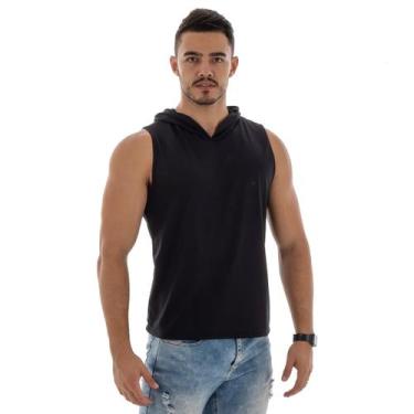 Imagem de Camiseta Regata Capuz Masculina Machão Academia Treino - DuMineiro, Pr