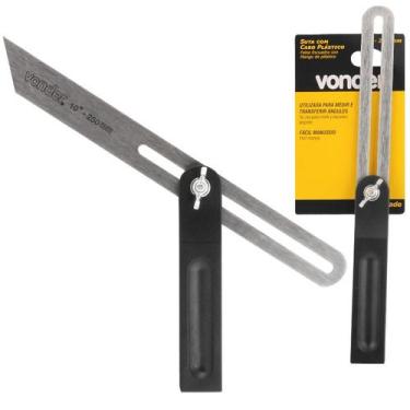Imagem de Suta 10 Polegadas 250mm Para Transferir Ângulos Carpinteiro- Vonder