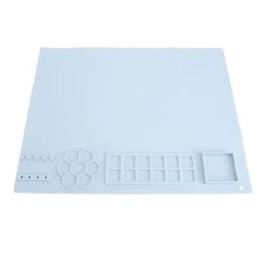 Imagem de Tapete de Arte, Almofada de Pintura de Silicone Multifuncional Lavável e Reutilizável de Silicone de Qualidade Alimentar Com Paleta