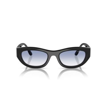 Imagem de Óculos de Sol Vogue Eyewear 0VO5616S W44/19 Tam 51 / Preto - Lentes Azul Claro