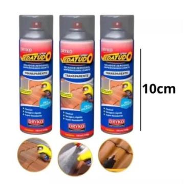 Imagem de Kit 3 Spray 100ML CADA Emborrachado Transp Impermeabilizante - Dryko, 