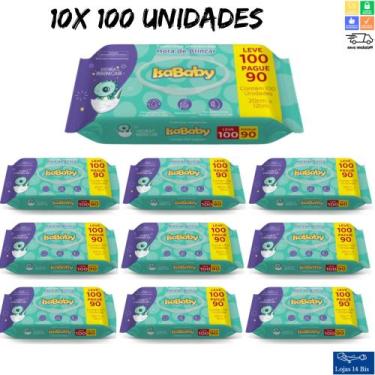 Imagem de 10 Toalhas Lenços Umedecidos Isababy Infantil Hora de Brincar Tampa Fl