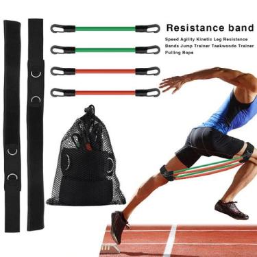Imagem de Faixa De Resistencia Para Pernas Treinamento 4 Elásticos - Teruma