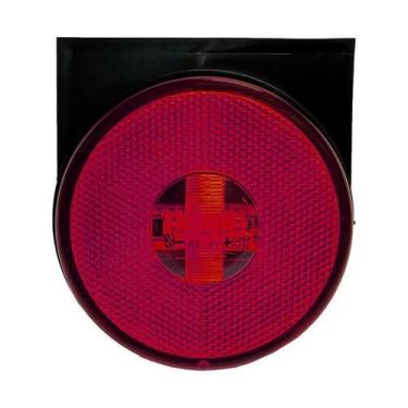 Imagem de Kit 12 Lanternas Lateral Led Caminhão Carreta Com Suporte Vm - EDN