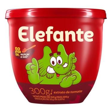 Imagem de Kit c/ 4 Extrato de Tomate Elefante pote 300 g