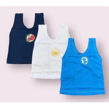 Imagem de Kit 06 Camisetas para RecémNascido MENINA E MENINO Conforto e Fofura G