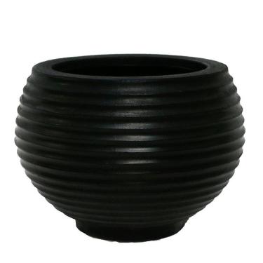 Imagem de Vaso Bromélia Fosco 36x37cm Caixa Master Com 4 Unidades Preto Sólido
