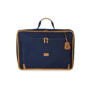 Imagem de Mala de Maternidade MasterBag Vintage Classic Azul Marinho-Unissex