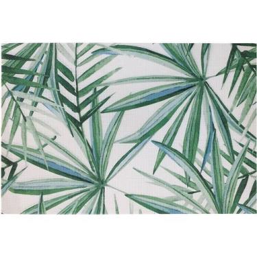 Imagem de Kit Jogo Americano 4 Peças 45x30cm Textilene Folha Bambu - Sassarico