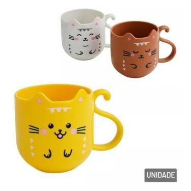 Imagem de Caneca Infantil De Plástico 8cm - AG9291 - ds, Branco