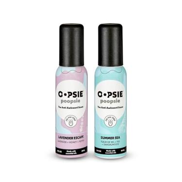 Imagem de OOPSIE POOPSIE Oopsie Poopsie Pre Go Spray Higiênico, Spray Pré-Cocô Original Discreto E Portátil Para Usar Em Qualquer Lugar. Fragrâncias Variadas Lavanda Scape/Summer Sea Eliminador De Odores De B