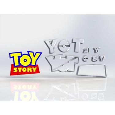 Imagem de Cortador Toy Story - Logo Modular Tamanho 7 Cm