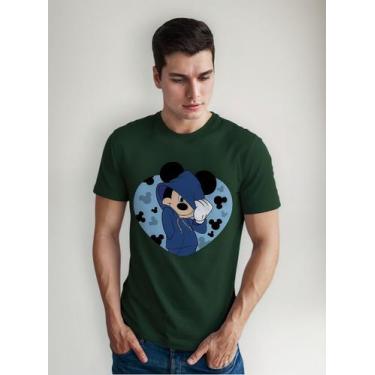 Imagem de Camiseta Masculina Manga Curta Em Algodão Mickey Capuz - mistermah, Ve