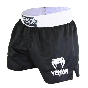 Imagem de Short Muay Thai Venum Classic Preto - XGG-Unissex