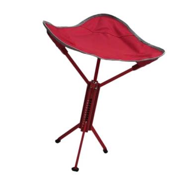 Imagem de RNXRZANK Cadeira Dobrável Portátil para Camping E Atividades Ao Ar Livre, Vermelho