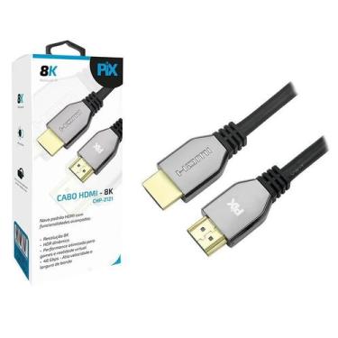 Imagem de Cabo Hdmi 2.1 8k Hdr Ultra Hd Dinâmico 1,5 Metros Gold Pix 018-2121 Ga