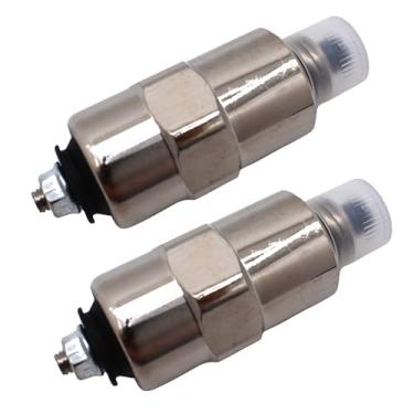 Imagem de 2 peças solenoide de desligamento de combustível 12V 83981012 7167-620B RE54064 RE22744 compatível com New Holland Ford 675E TS100 555E TS110 655E 575E TS115 655E HW320 555E 4610N TS90 575E 675E