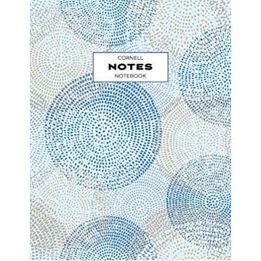 Imagem de Cornell Notes Notebook: Note Taking with Graph Paper Quad Grid, Index and Numbered Pages, Blue Circles