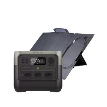 Imagem de Kit Estação de Energia Portátil River 2 Pro 127V Com Painel Solar Portátil Dobrável 160w Ecoflow