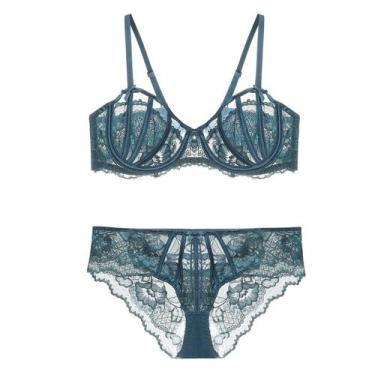 Imagem de Conjunto de lingerie Guoeappa, roupa íntima feminina sexy de renda mac